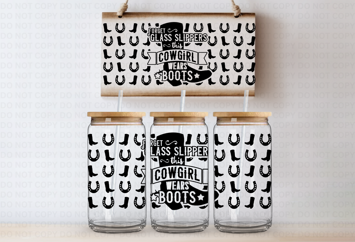 Forget glass slippers UVDTF 16oz CUP WRAP