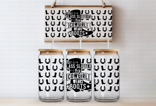 Forget glass slippers UVDTF 16oz CUP WRAP