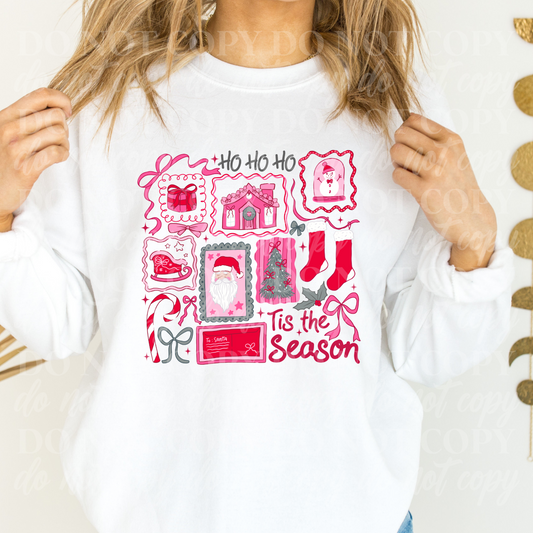 Ho Ho Ho Tis The Season-pink