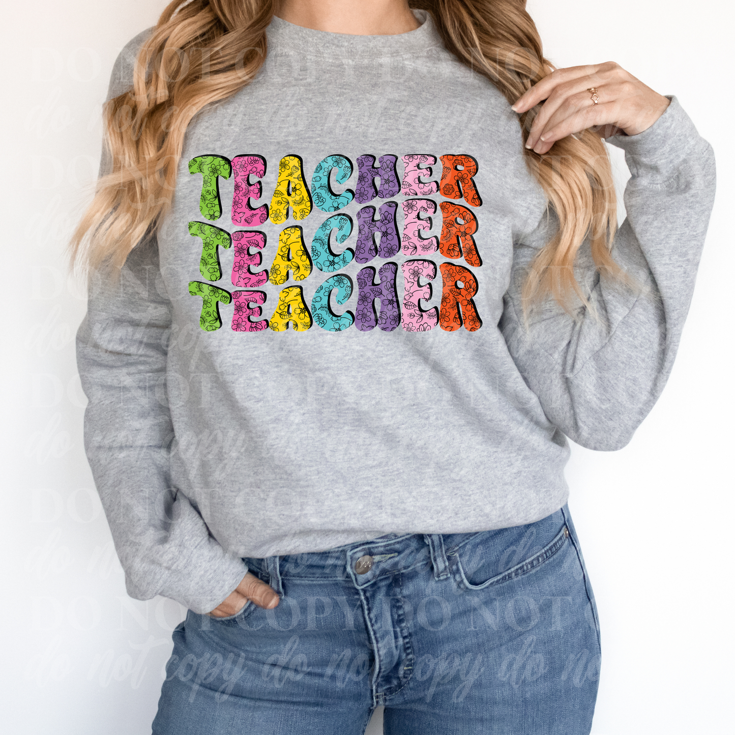 Teacher-stack colorful