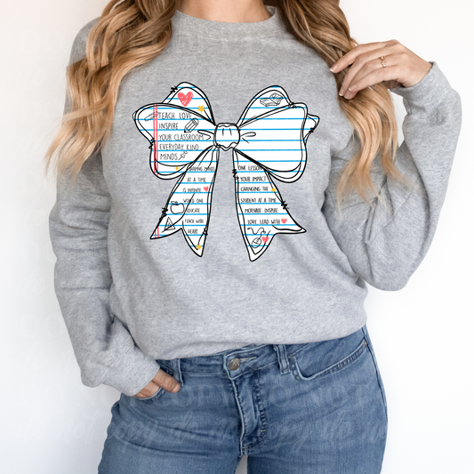 School Paper Bow