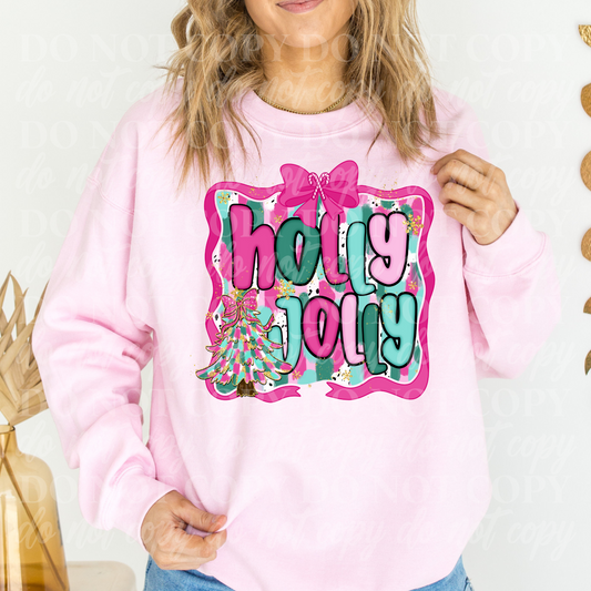 Holly Jolly-Pink