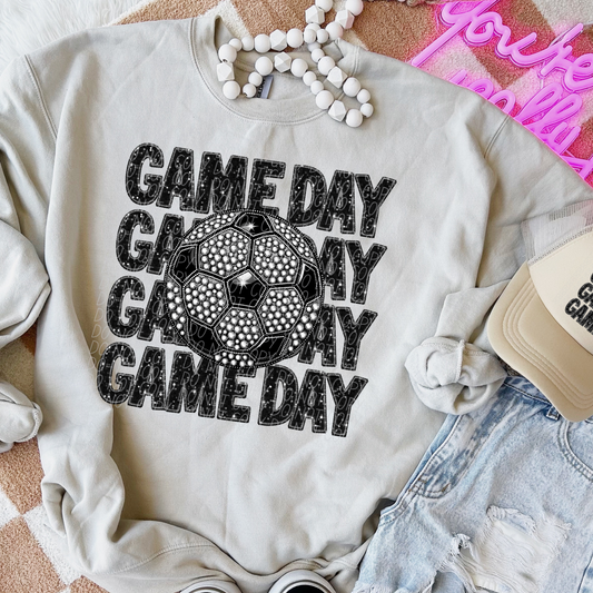 Game Day stack black-soccer