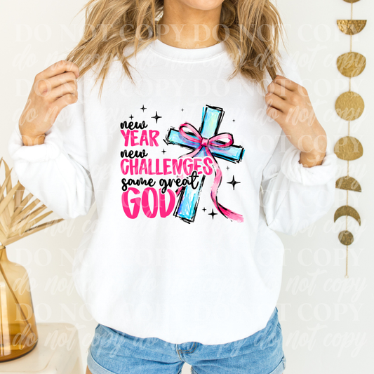 New Year New Challenges Same Great God