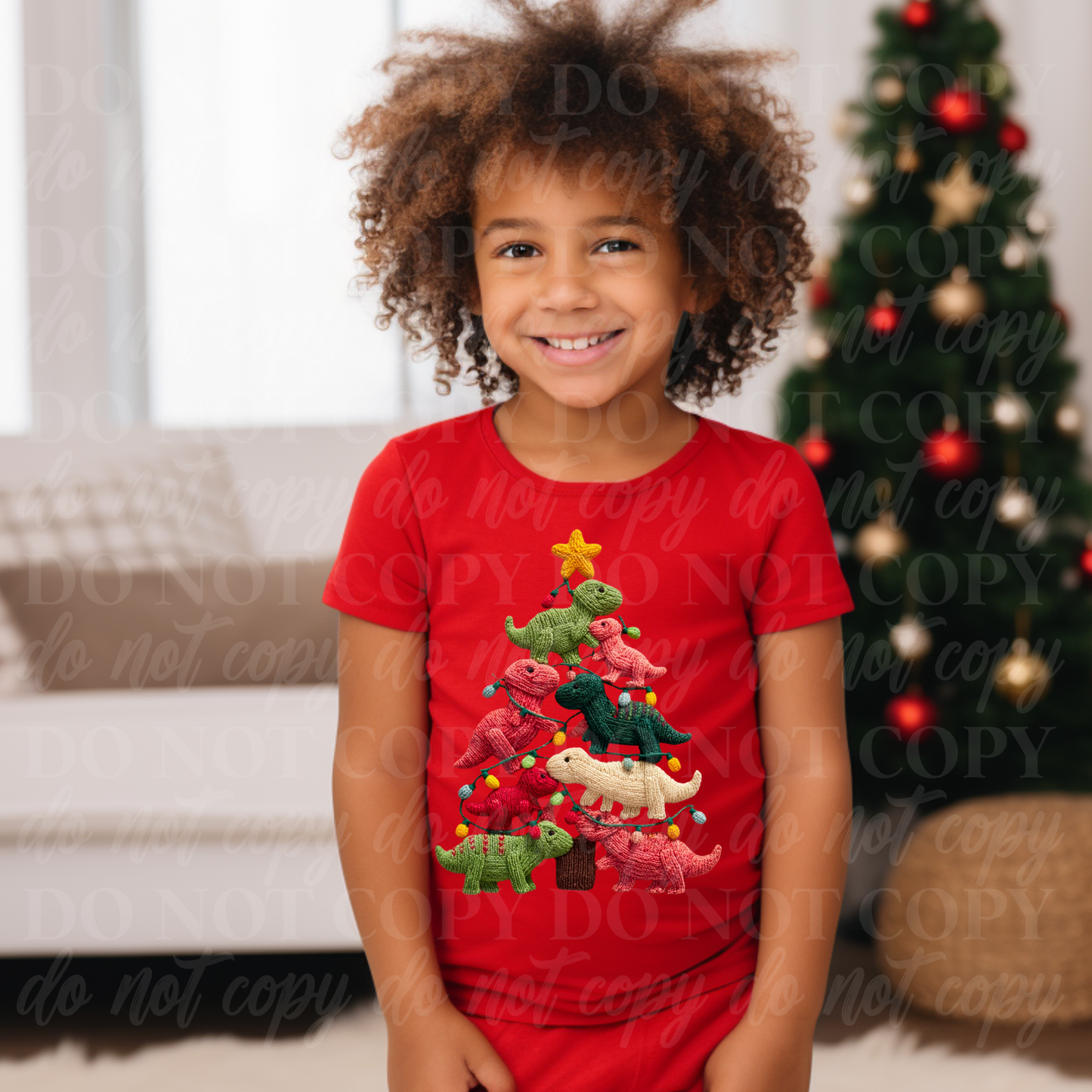 Dino Christmas Tree-crochet