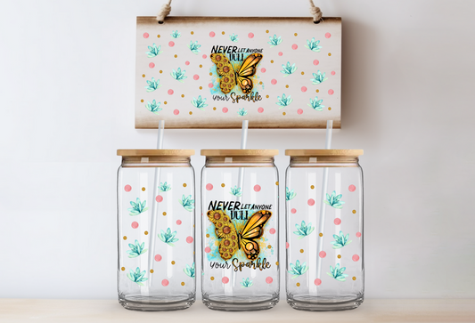 Never dull your sparkle UVDTF 16oz CUP WRAP