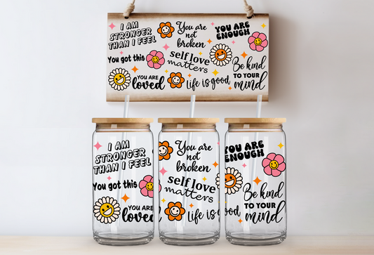 Self love UVDTF 16oz CUP WRAP