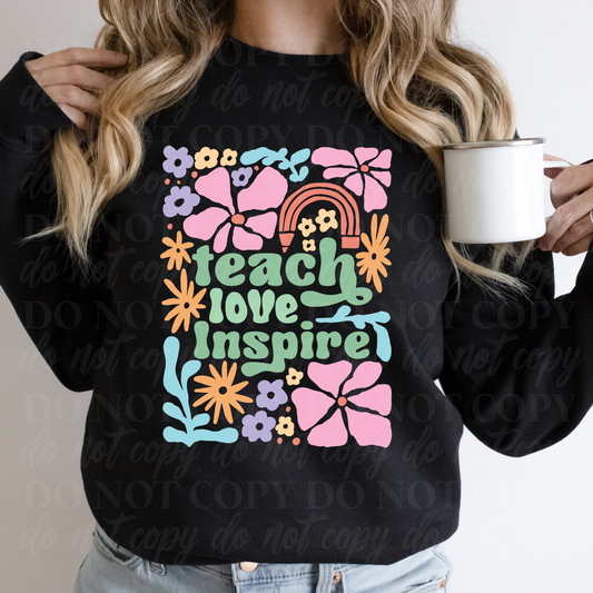 Teach Love Inspire-retro