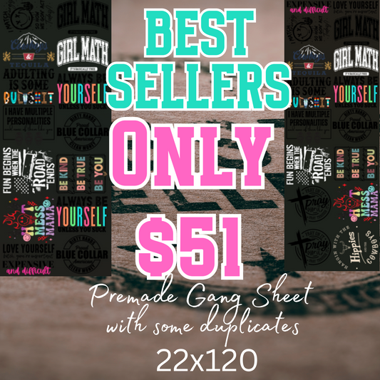 Best Seller Premade 22x120