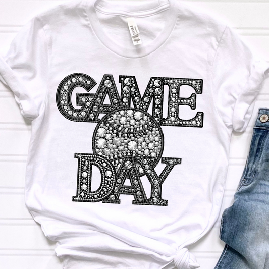 Game Day Rhinestone- baseball