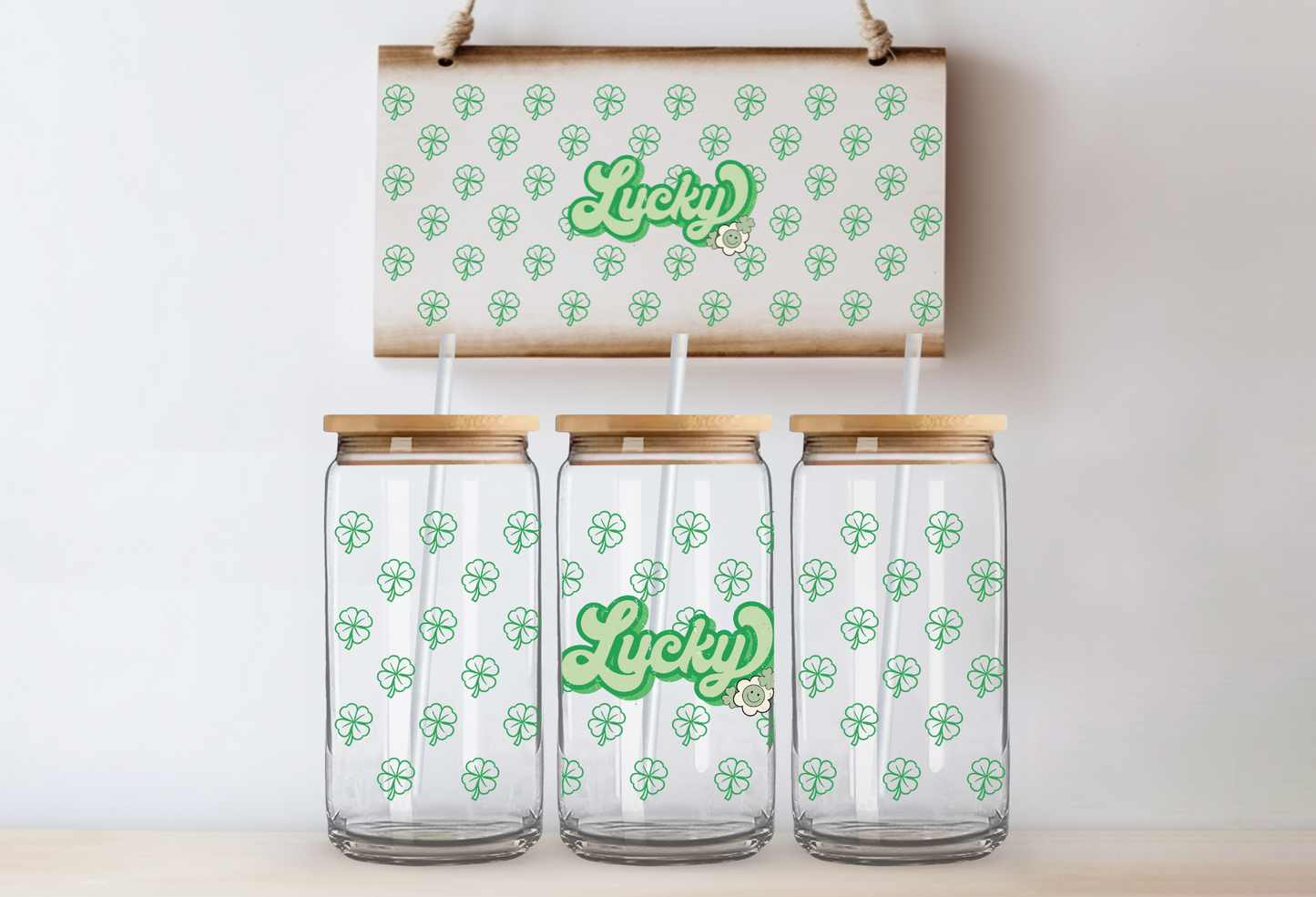 UVDTF 16oz CUP WRAP - Lucky