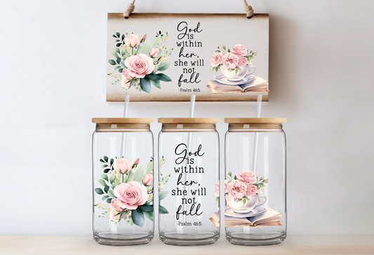 UVDTF 16oz CUP WRAP -God is Within Her