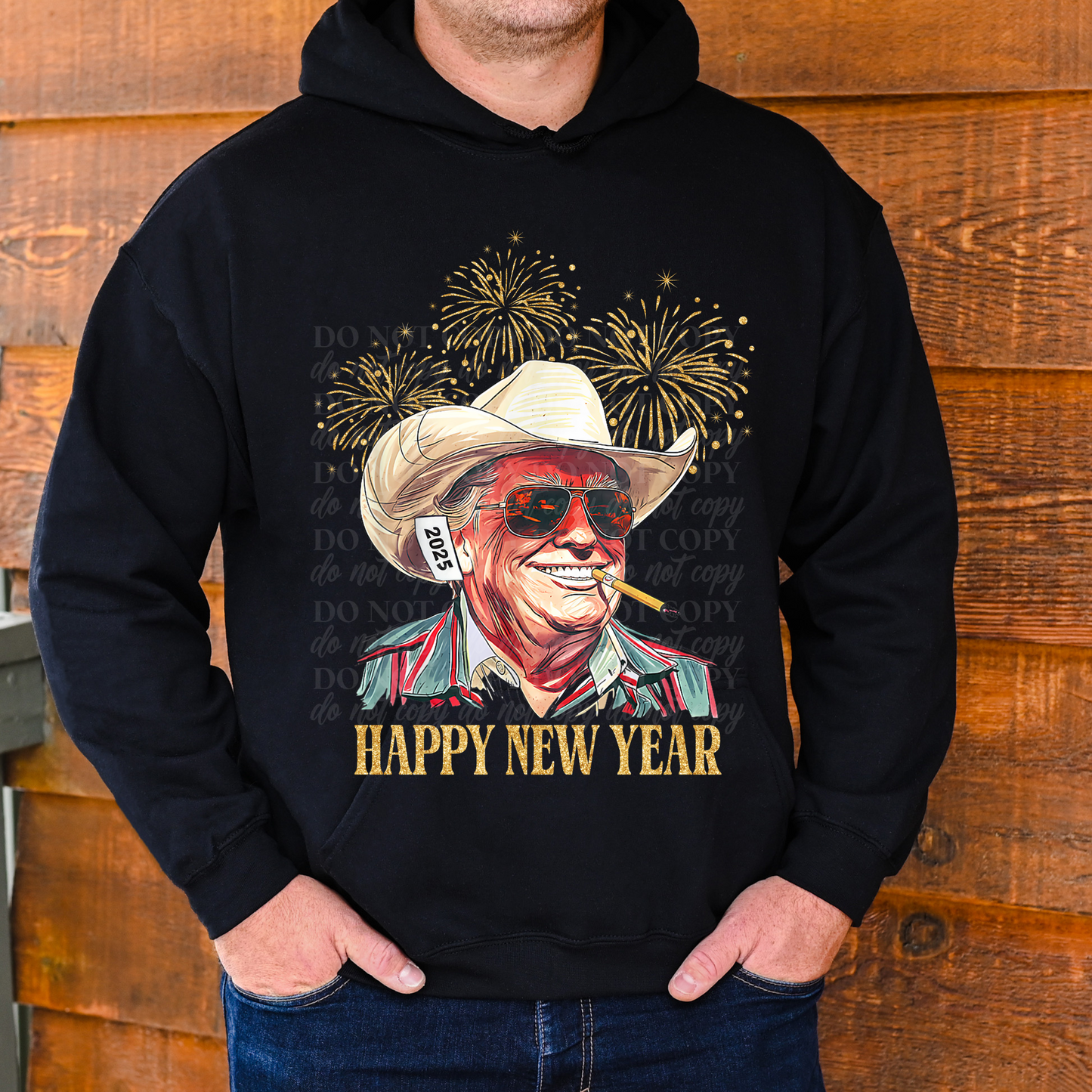 Happy New Year Trump Cowboy Hat