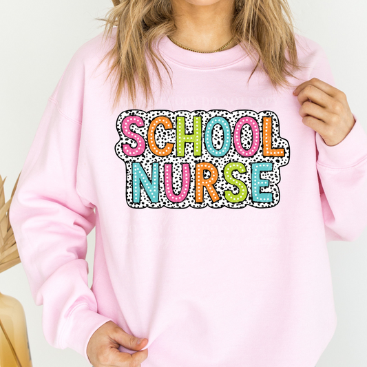 School Nurse- Colorful