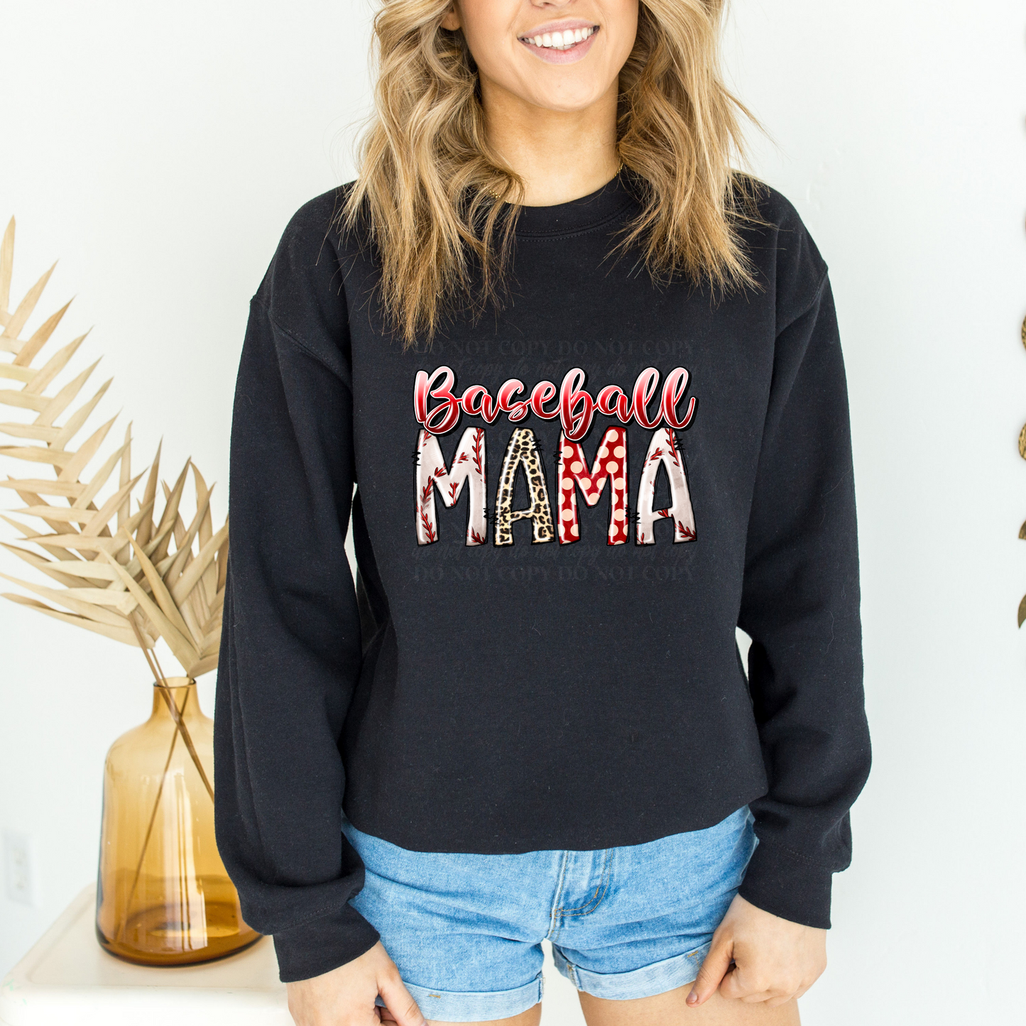 Baseball Mama-Red