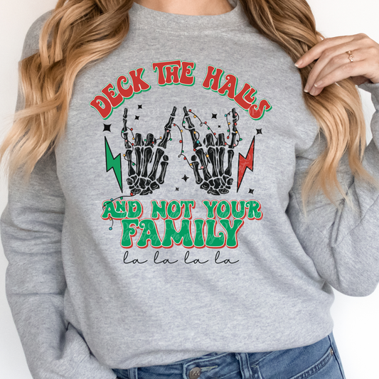 Deck the Halls Not Your Family