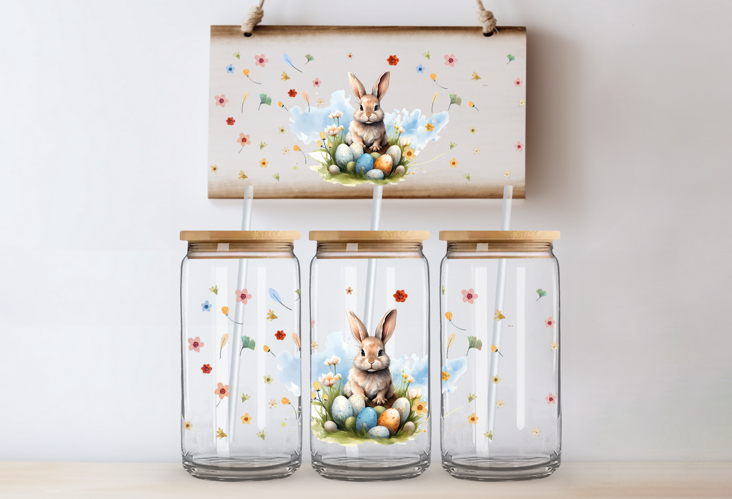 UVDTF 16oz CUP WRAP -Easter Bunny