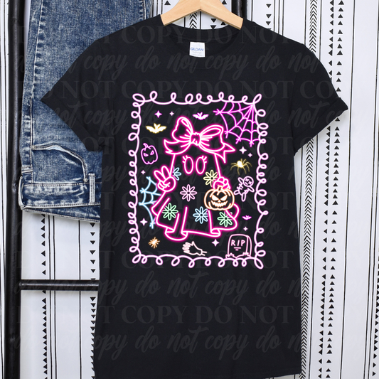 Girl Ghost Neon Sign