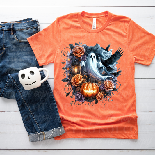 Spooky Ghost Orange Roses