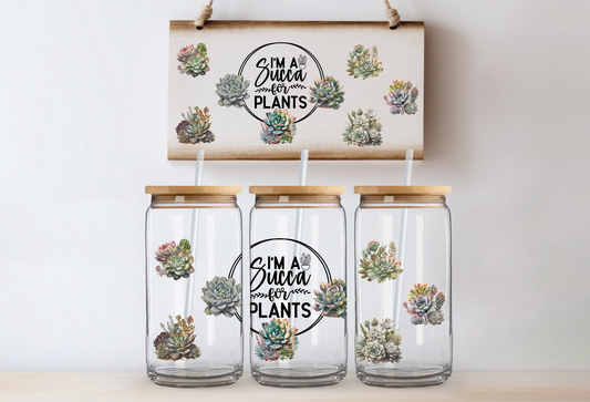 UVDTF 16oz CUP WRAP -Succa For Plants