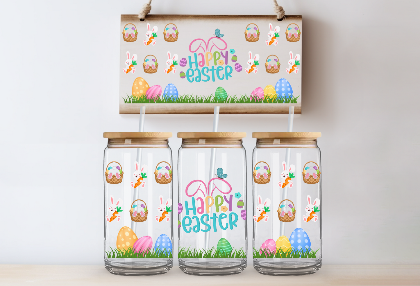 UVDTF 16oz CUP WRAP - Happy Easter