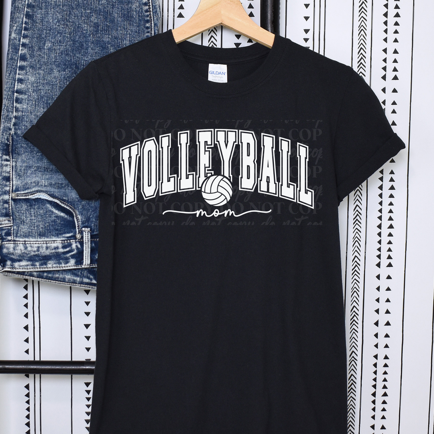 Volleyball Mom White