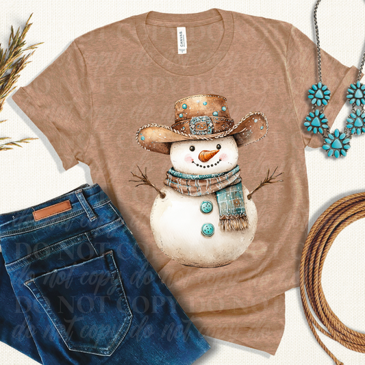 Western Snowman