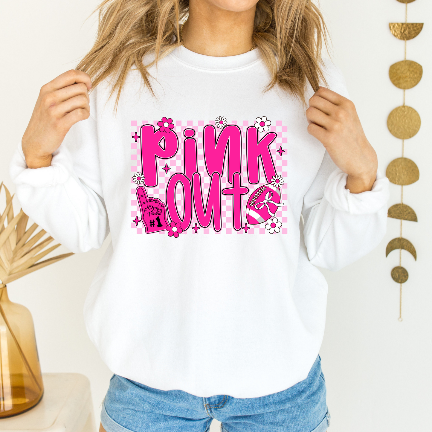 Pink Out Foam Finger