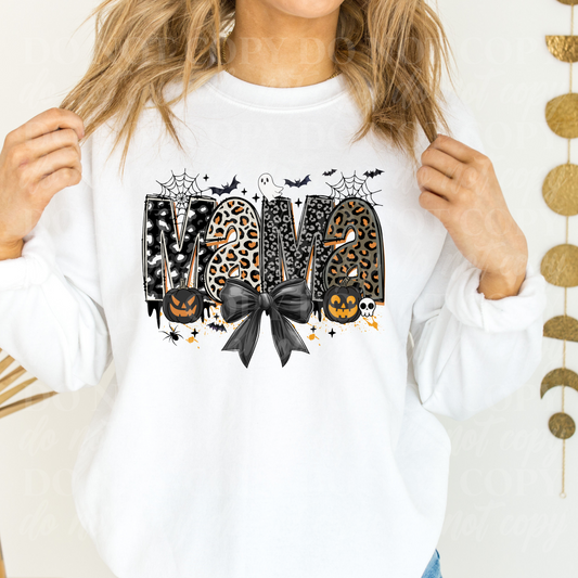 Mama-Halloween Animal Print