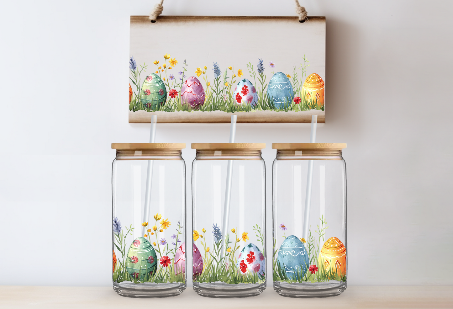 UVDTF 16oz CUP WRAP - Easter Eggs