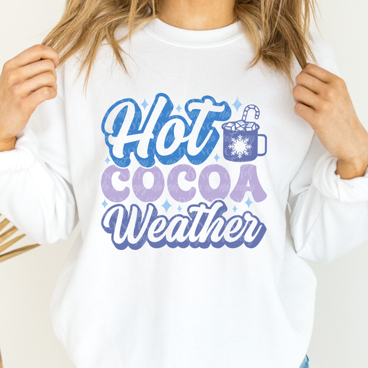 Hot Cocoa Weather purple