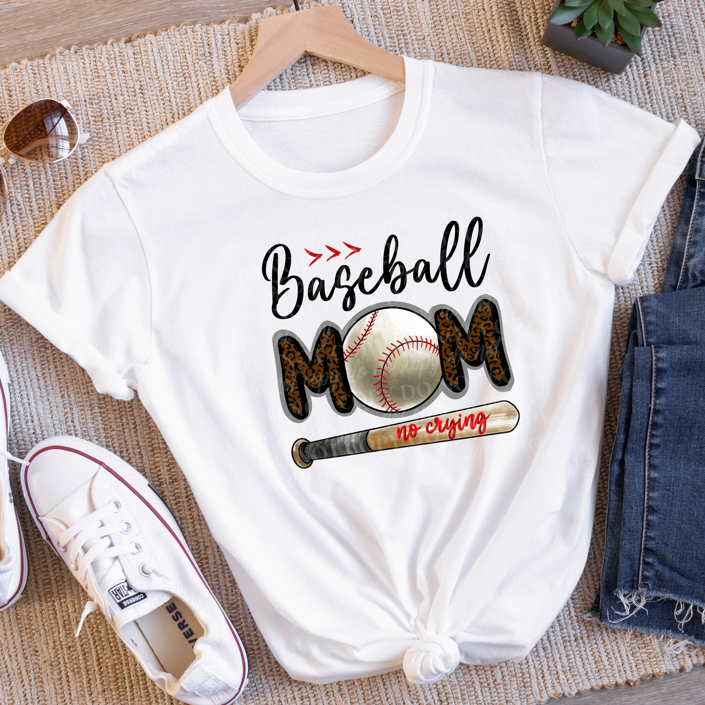 No Crying Baseball Mom