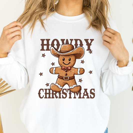 Gingerbread Man Howdy Christmas