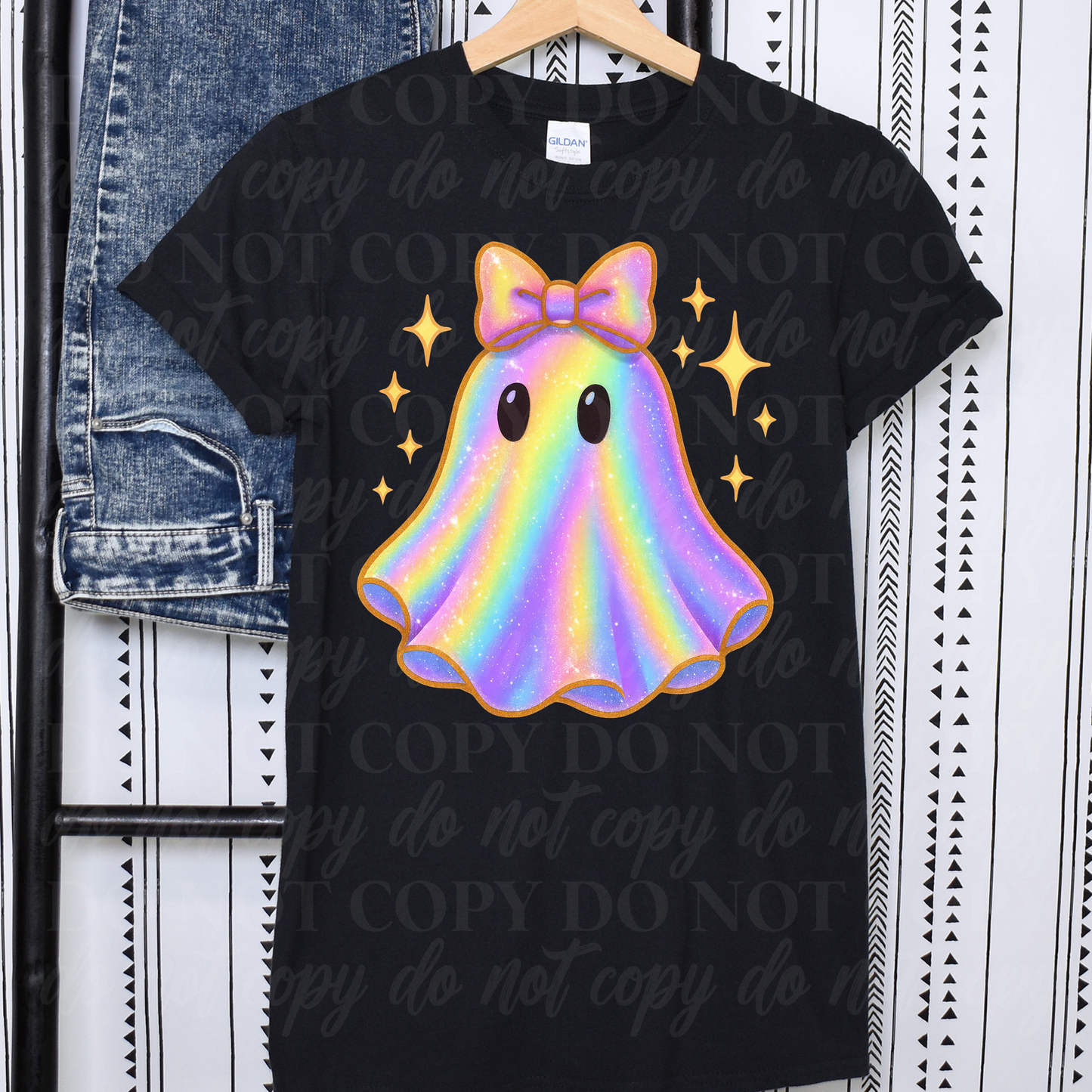Iridescent Ghost With Bow-stars