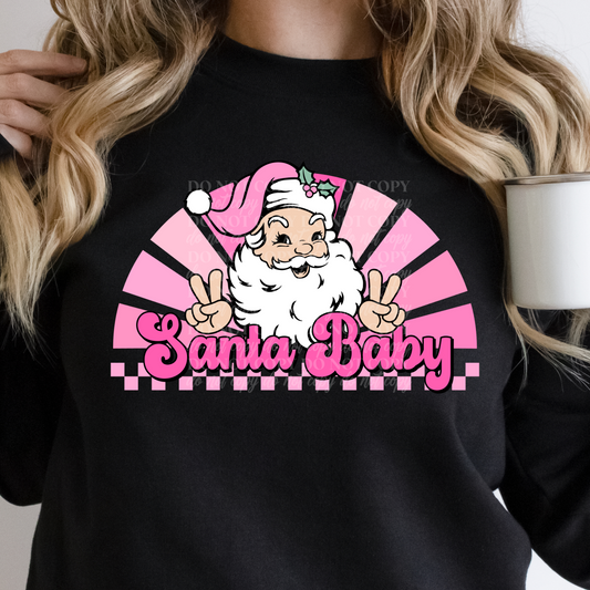 Santa Baby Retro