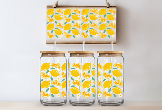 UVDTF 16oz CUP WRAP -Lemons