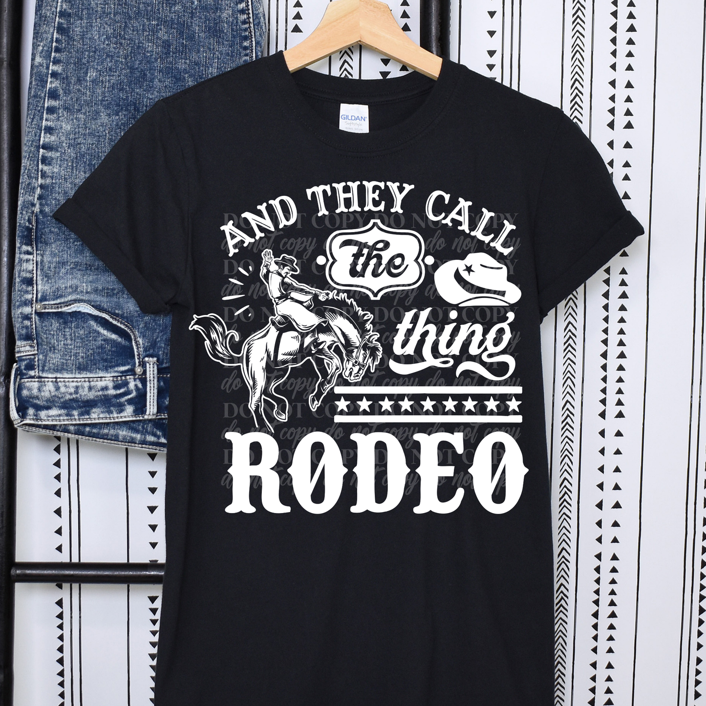 And They Call The Thing Rodeo- white