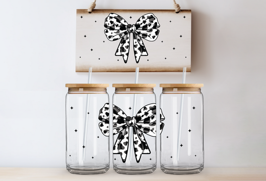 UVDTF 16oz CUP WRAP - Cow Bow