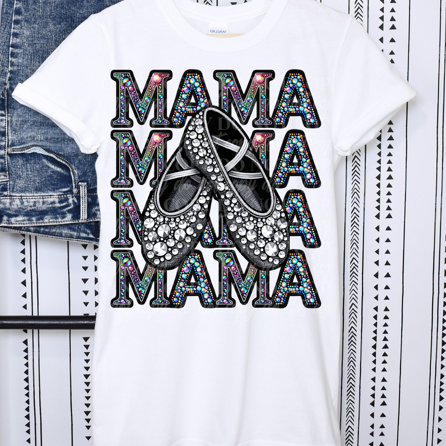 Mama Stack Colorful Rhinestone- Dance