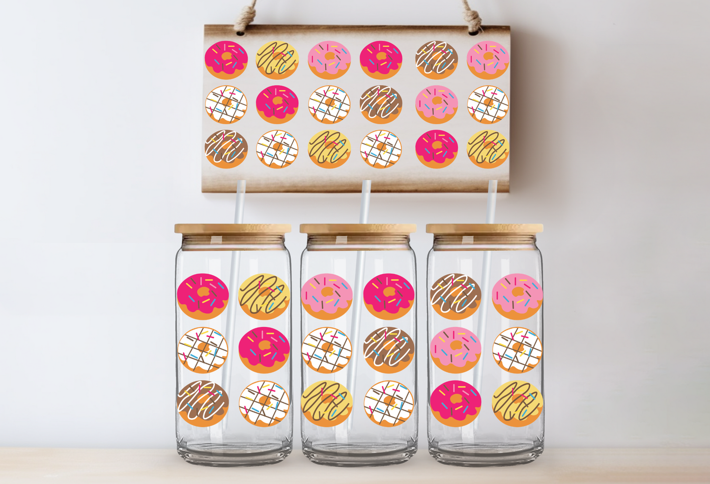 UVDTF 16oz CUP WRAP - Donuts
