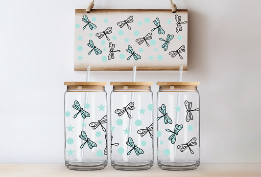 UVDTF 16oz CUP WRAP - Dragonflies