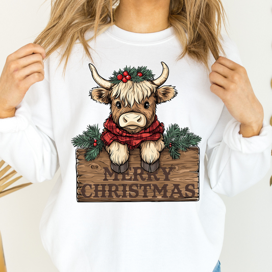 Merry Christmas Cow-1