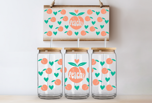 UVDTF 16oz CUP WRAP - Peachy