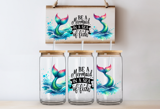 UVDTF 16oz CUP WRAP -Mermaid Dreams Splash