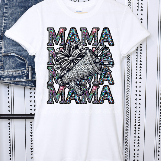 Mama Stack Colorful Rhinestone- Megaphone