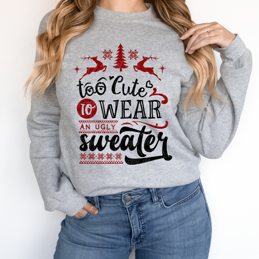 Too Cute to Wear an Ugly Sweater