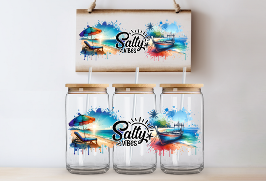 UVDTF 16oz CUP WRAP - Salty Vibes