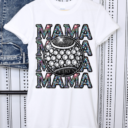 Mama Stack Colorful Rhinestone- Tennis