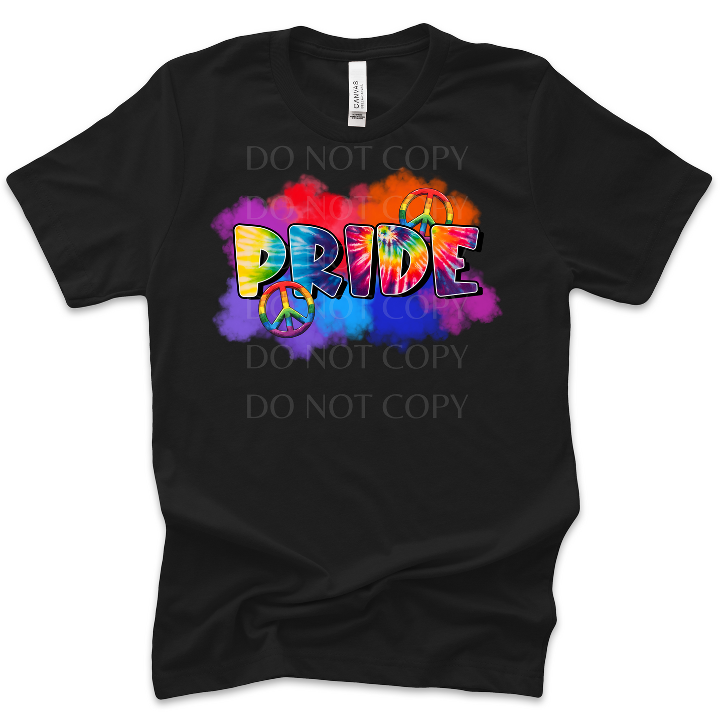 Pride Peace Sign Tie Dye