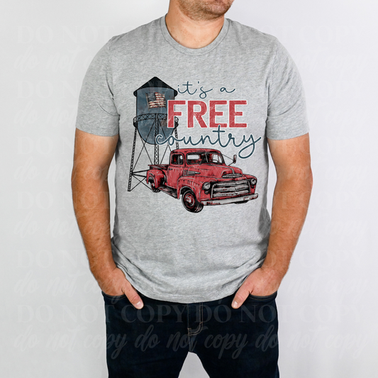 It's A Free Country-retro truck